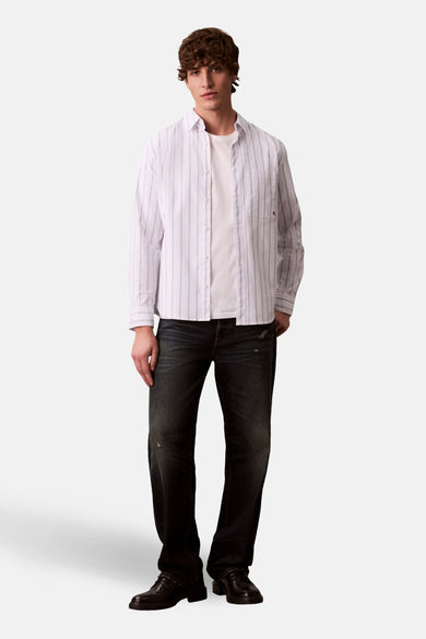 Chemise à manches longues - blanc