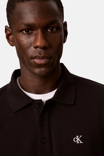 Sweat col O noir - Calvin Klein