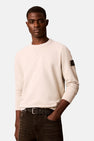 Sweater met ronde hals beige - Calvin Klein