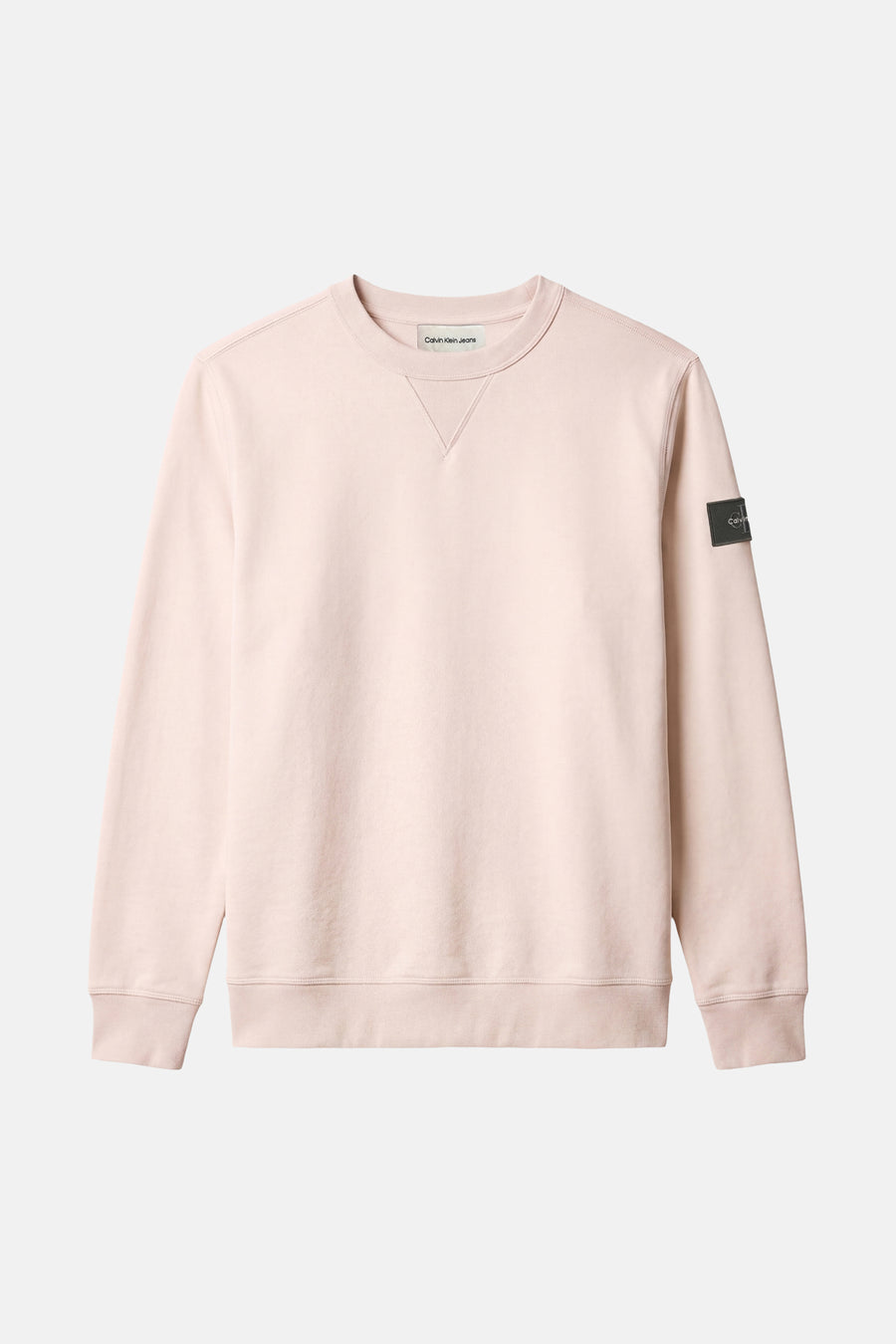 Sweater met ronde hals beige - Calvin Klein