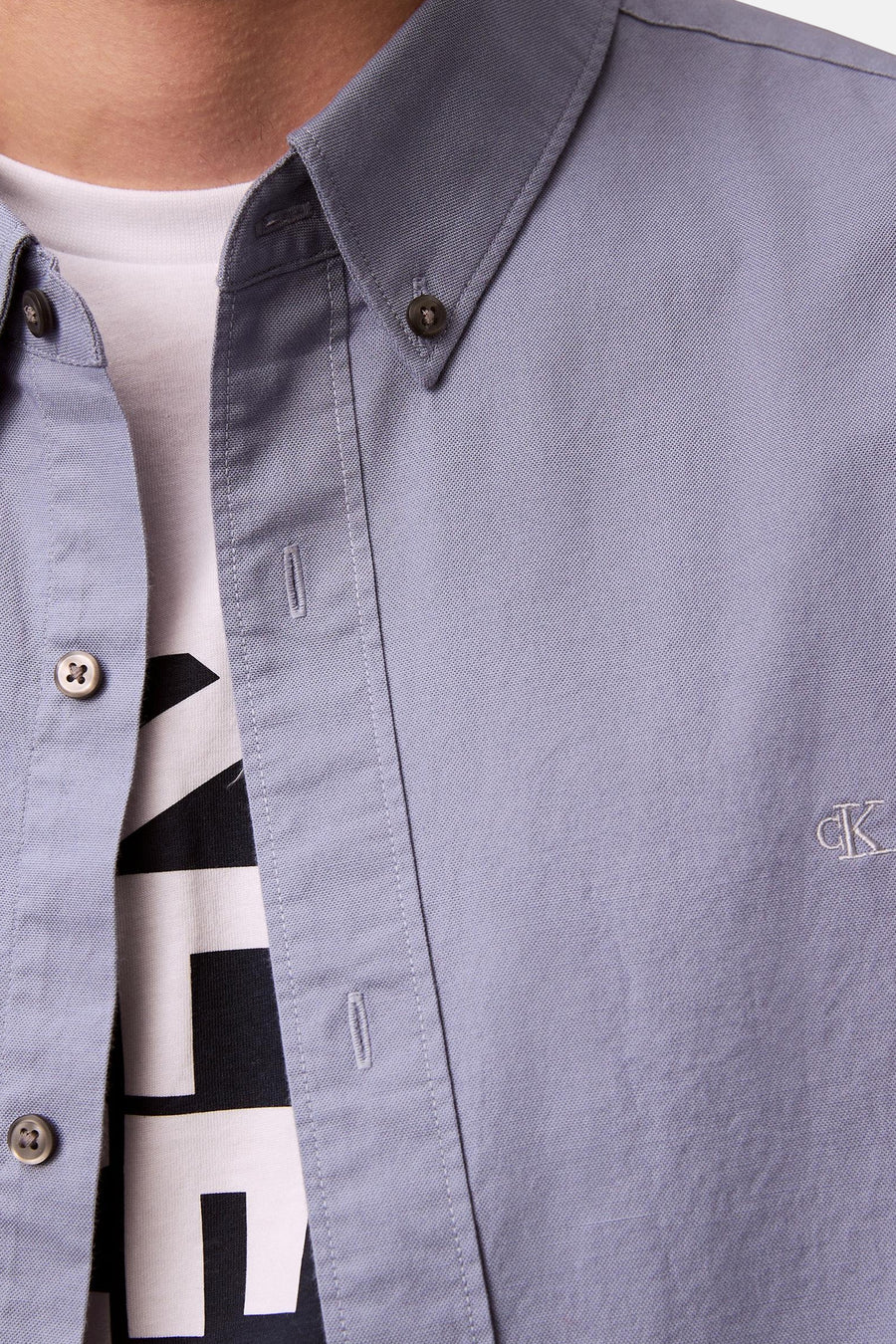 Hemd met lange mouwen - blauw - Calvin Klein