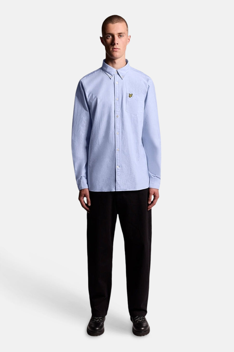 Hemd met lange mouwen - blauw