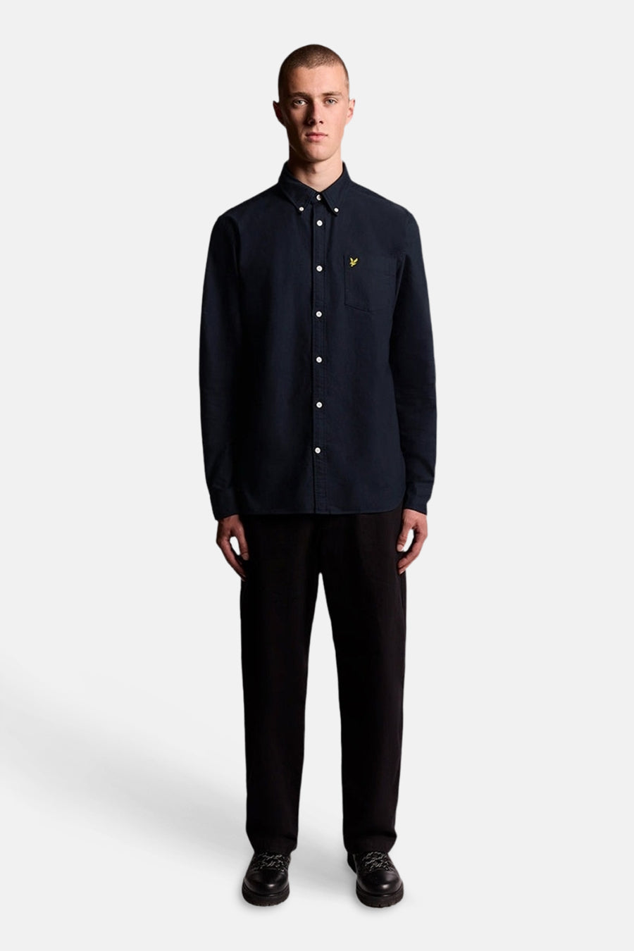 Hemd met lange mouwen - blauw
