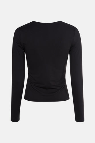 T-shirt met lange mouwen - zwart