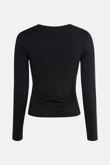 T-shirt met lange mouwen - zwart