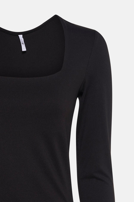 T-shirt met lange mouwen - zwart