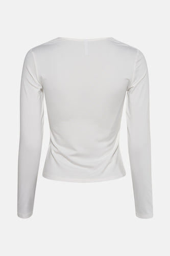 T-shirt met lange mouwen - wit