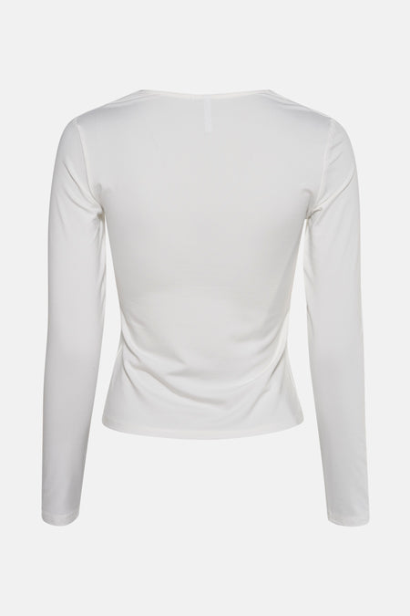 T-shirt met lange mouwen - wit