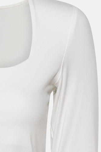 T-shirt met lange mouwen - wit - HAILYS - 3