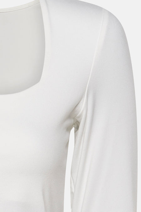 T-shirt met lange mouwen - wit