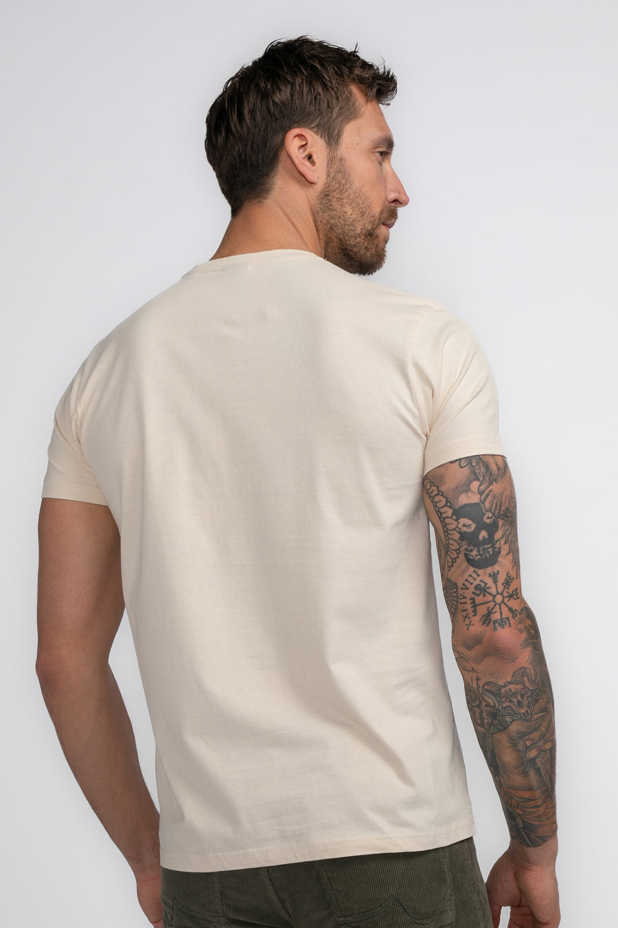 T-shirt met korte mouwen - ecru - Petrol Industries®