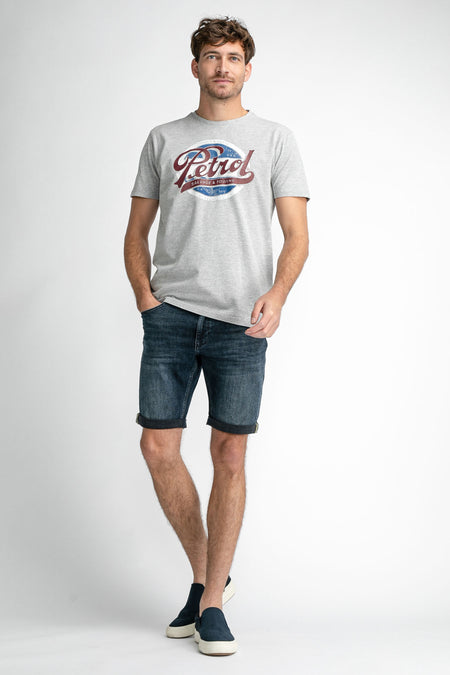 Short - blue black denim