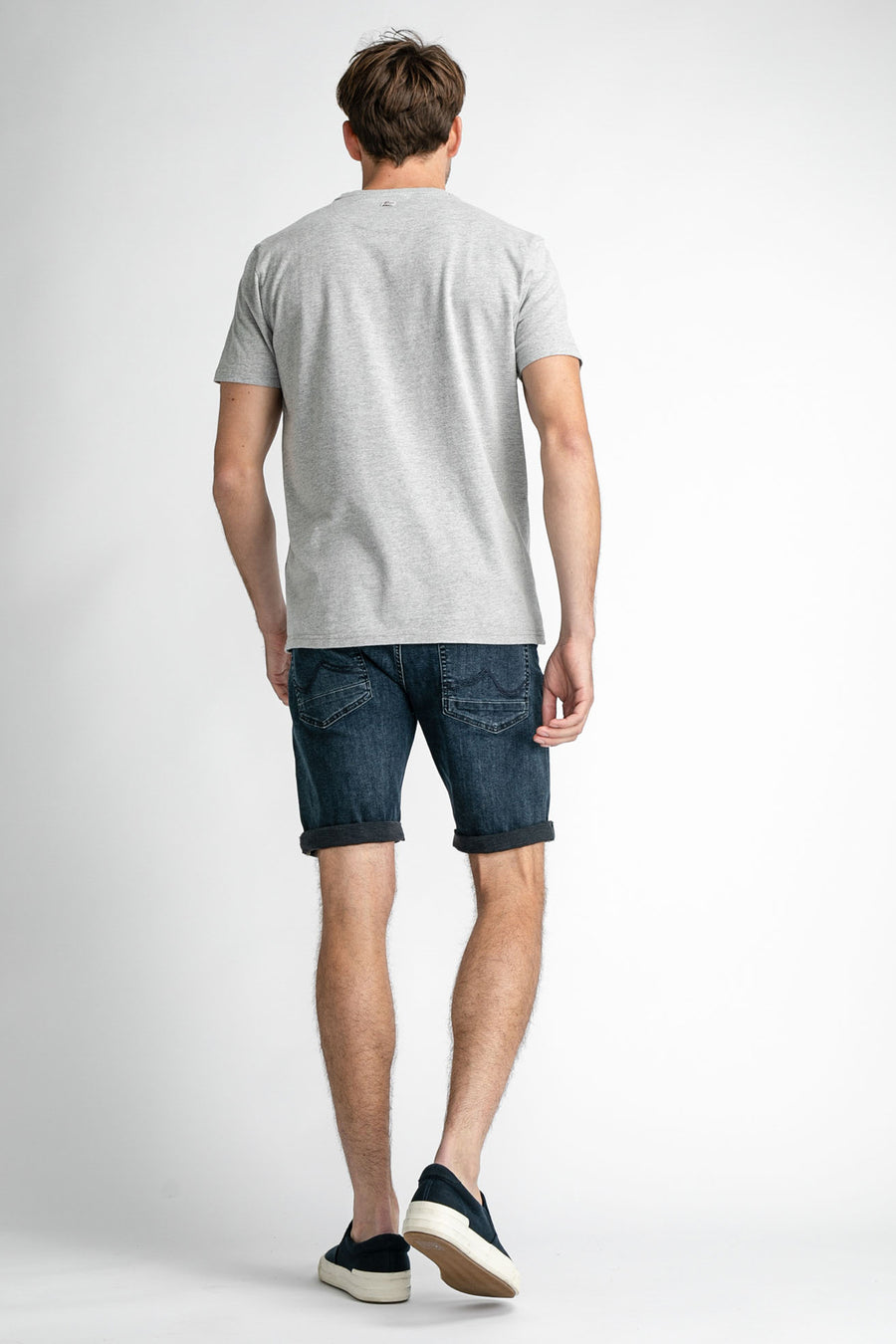 Short - blue black denim