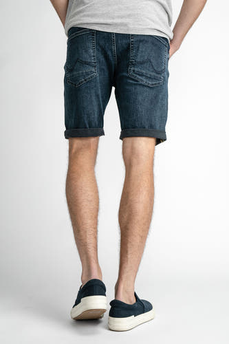Short - blue black denim