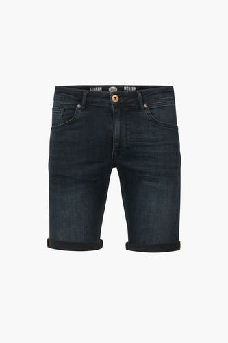 Short - blue black denim