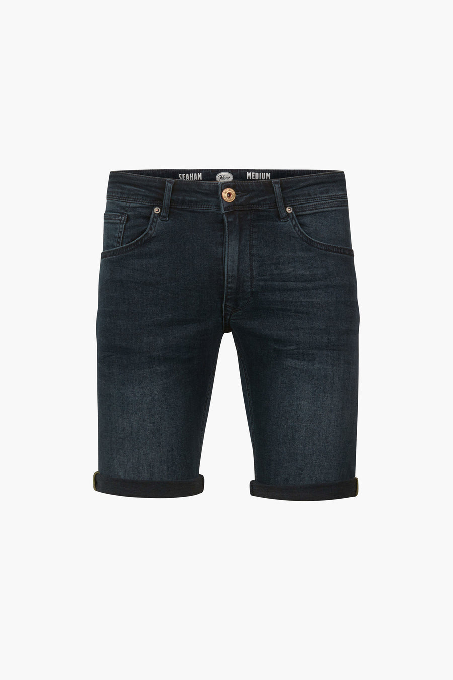 Short - blue black denim