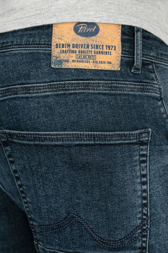 Short - blue black denim