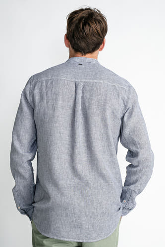 Hemd met lange mouwen - blauw