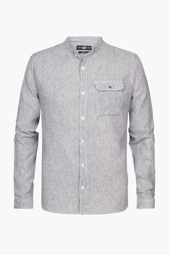 Hemd met lange mouwen - blauw
