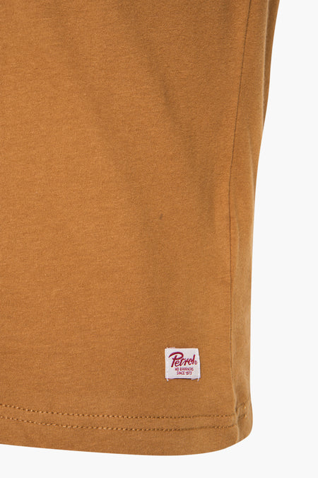 T-shirt - cognac