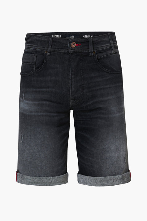 Jeansshort Zwart - Petrol Industries®