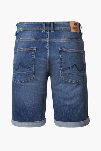 Short - mid blue denim