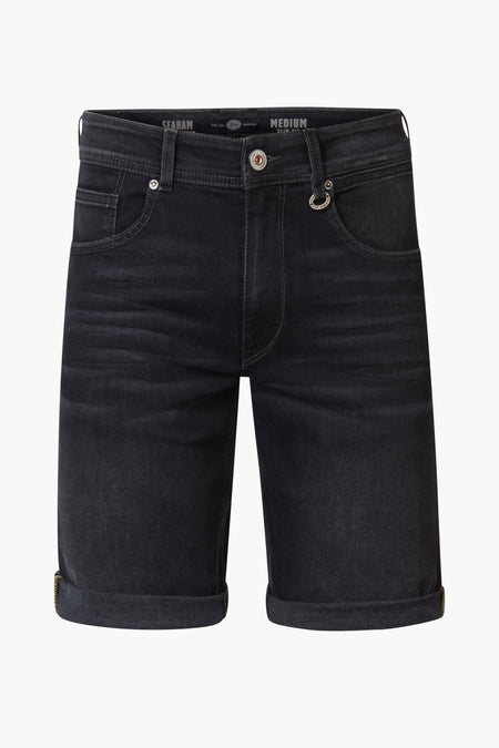 Jeansshort Black denim - Petrol Industries®
