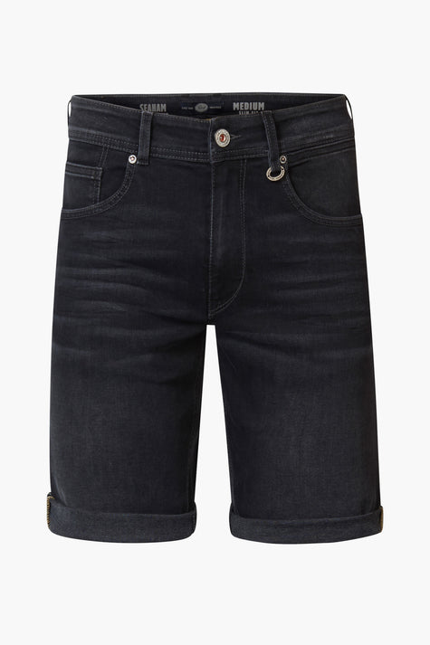 Jeansshort Black denim - Petrol Industries®