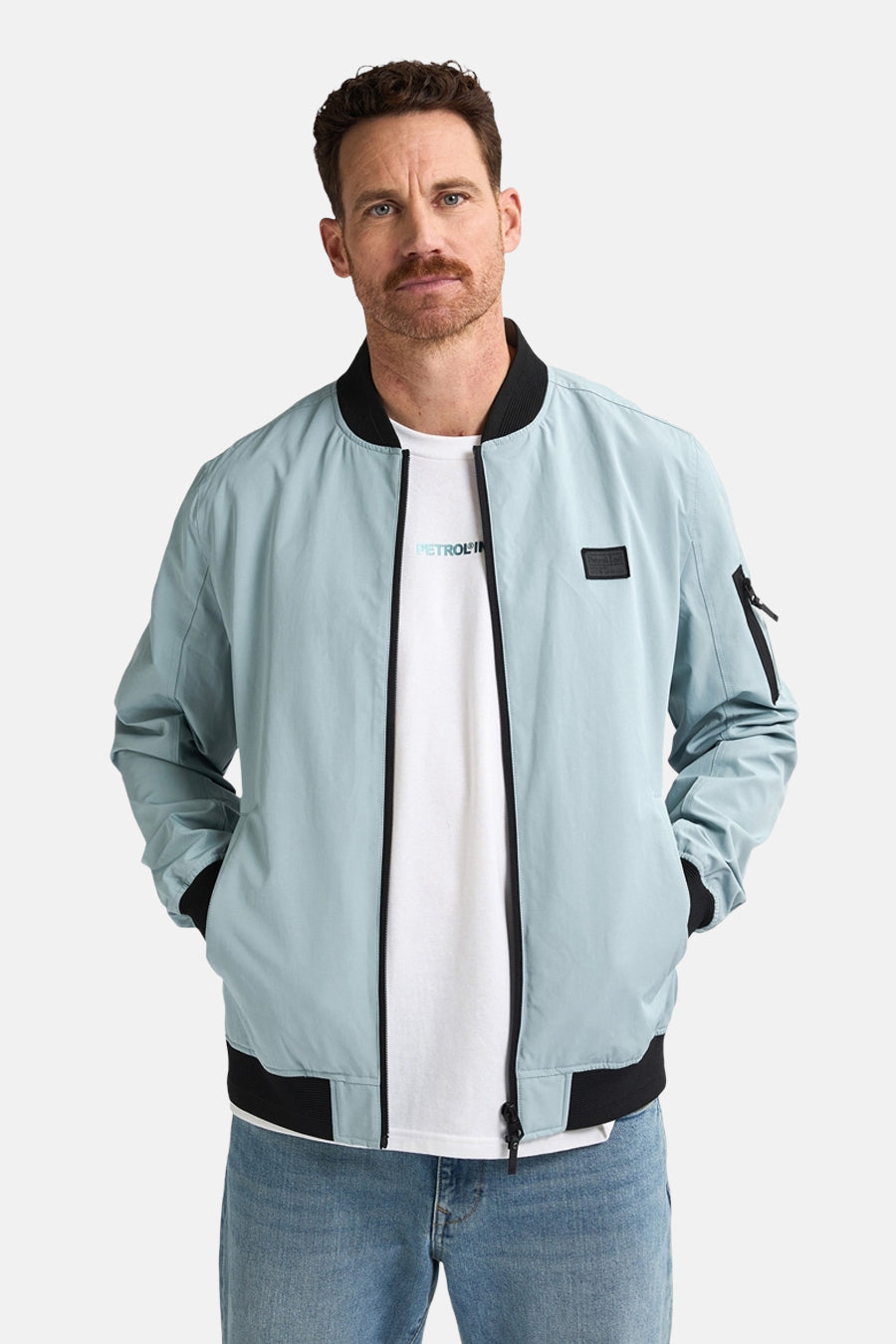 Korte jas - Lichtblauw - Petrol Industries®