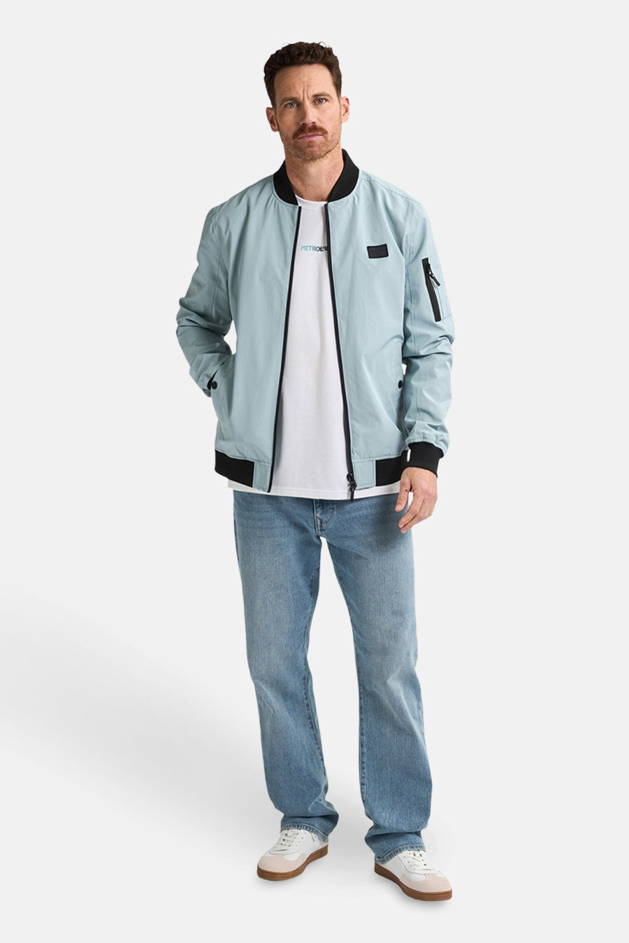 Korte jas - Lichtblauw - Petrol Industries®
