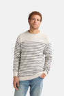 Pull met ronde hals - Ecru