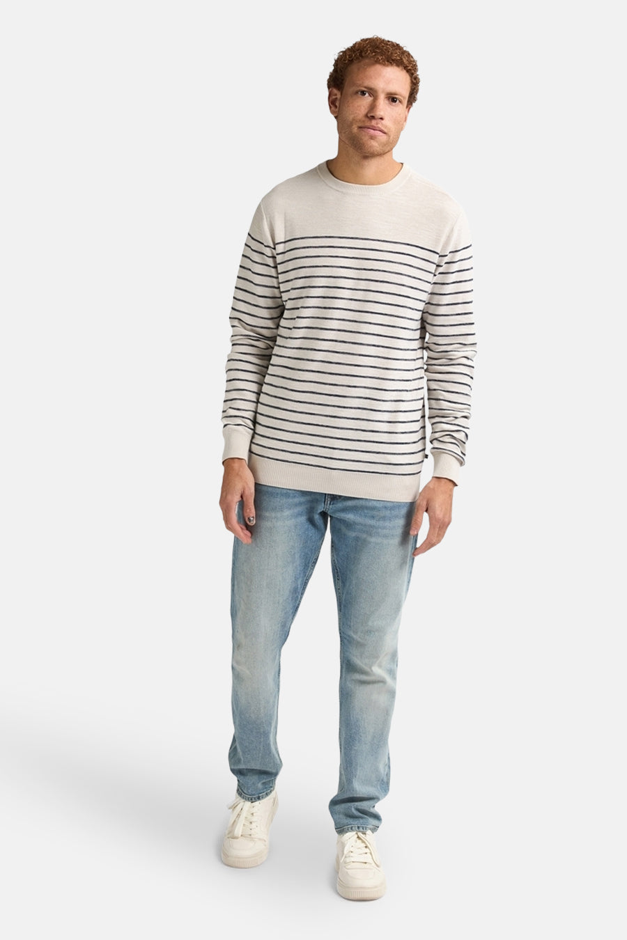 Pull met ronde hals - Ecru - Petrol Industries®