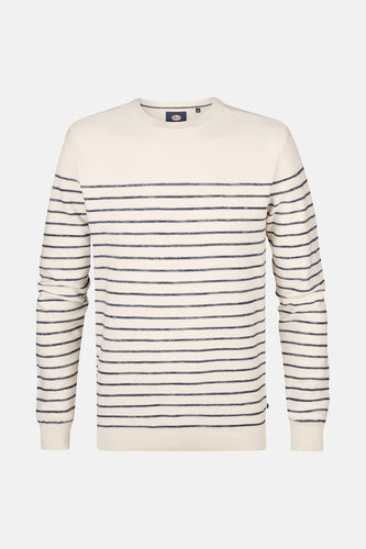 Pull met ronde hals - Ecru - Petrol Industries®
