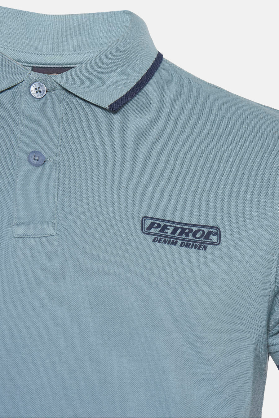 Polo met korte mouwen - blauw