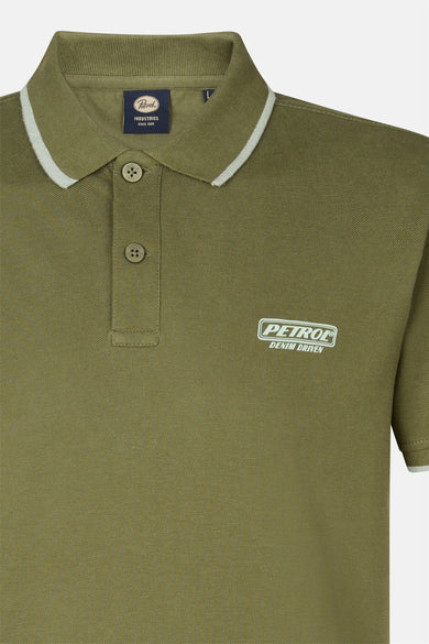 Polo met korte mouwen - Kaki