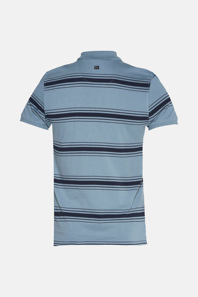 Polo met korte mouwen - blauw