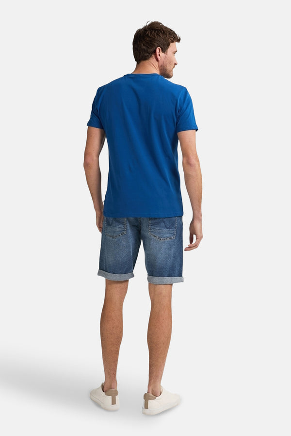 Jeansshort Mid blue denim - Petrol Industries®