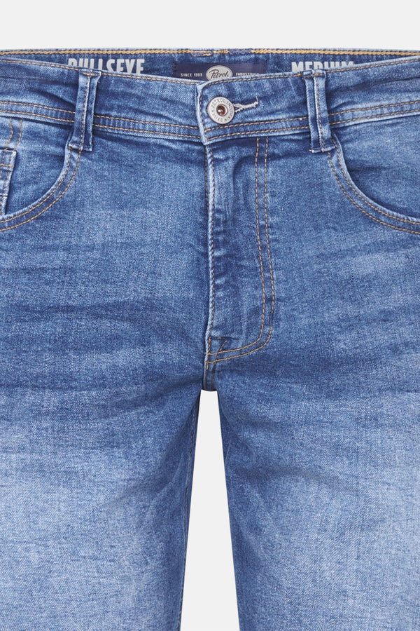 Jeansshort Mid blue denim - Petrol Industries®
