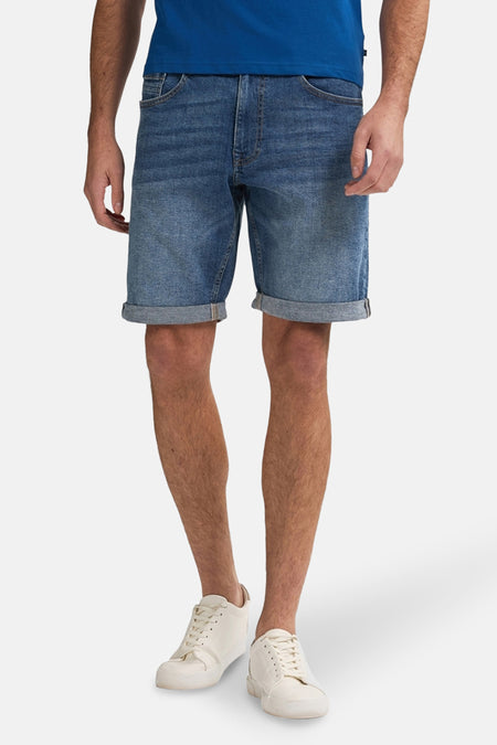 Short - mid blue denim