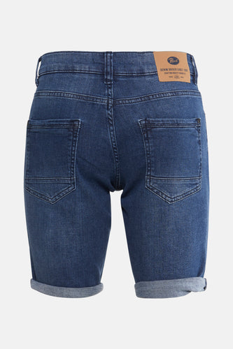 Short - Mid blue denim