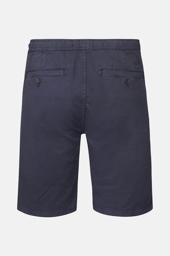 Blauwe short van Petrol Industries met achterzakken en een elastische tailleband.