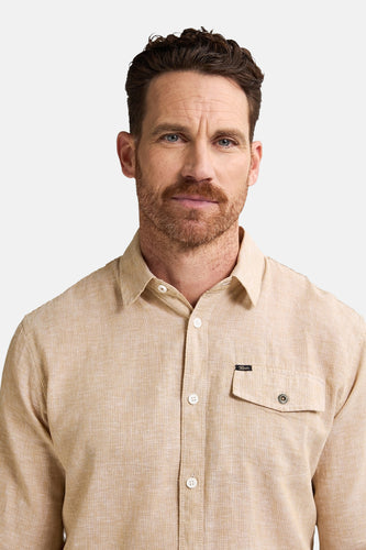 Chemise à manches longues - beige - Petrol Industries®
