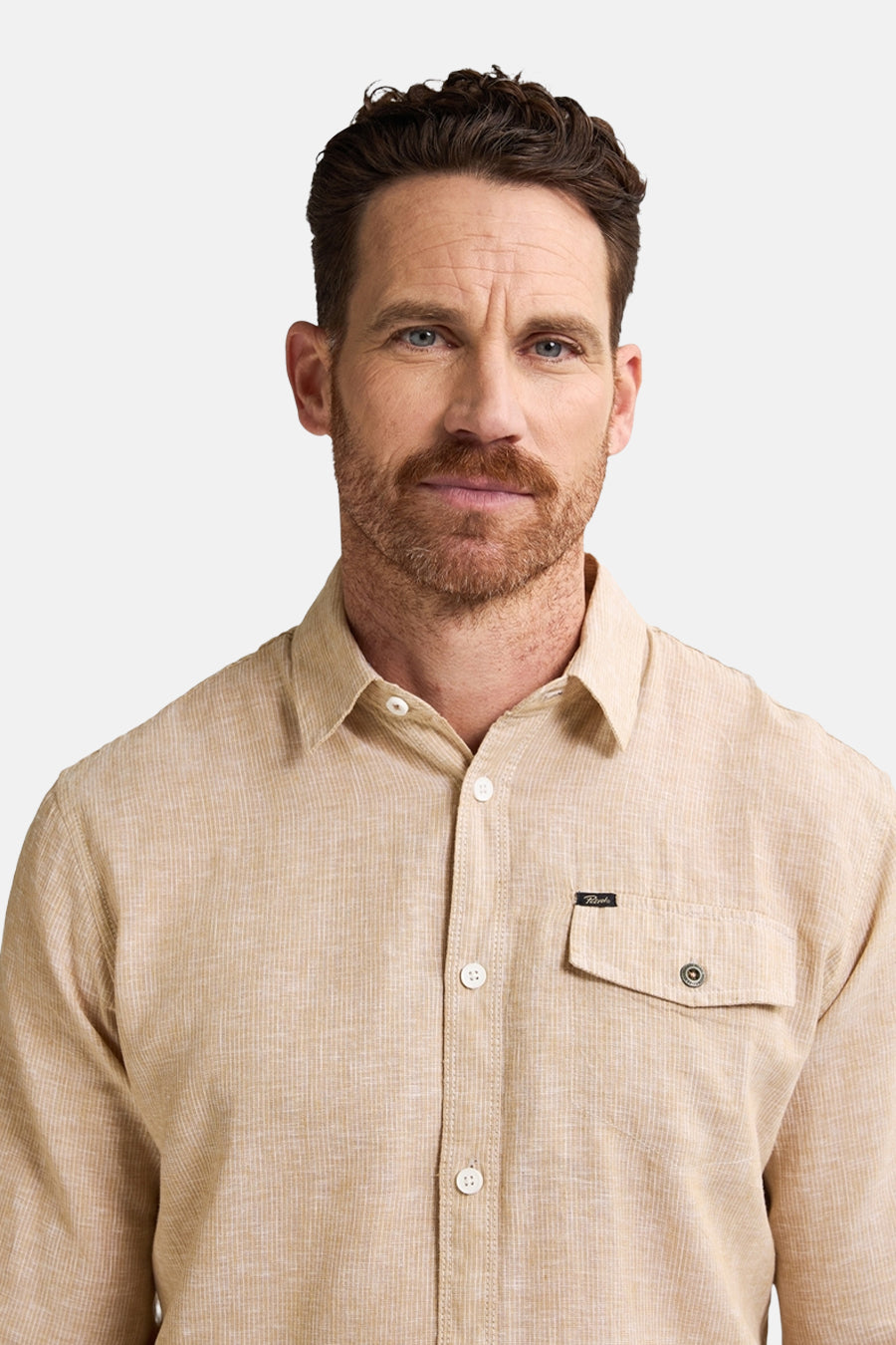 Chemise à manches longues - beige - Petrol Industries®