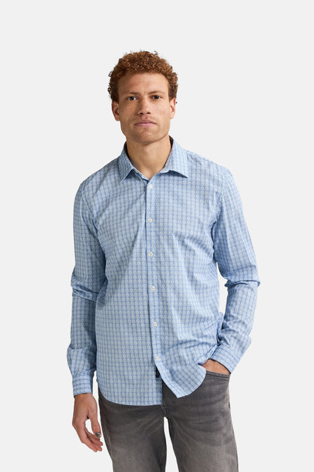 Hemd met lange mouwen - blauw