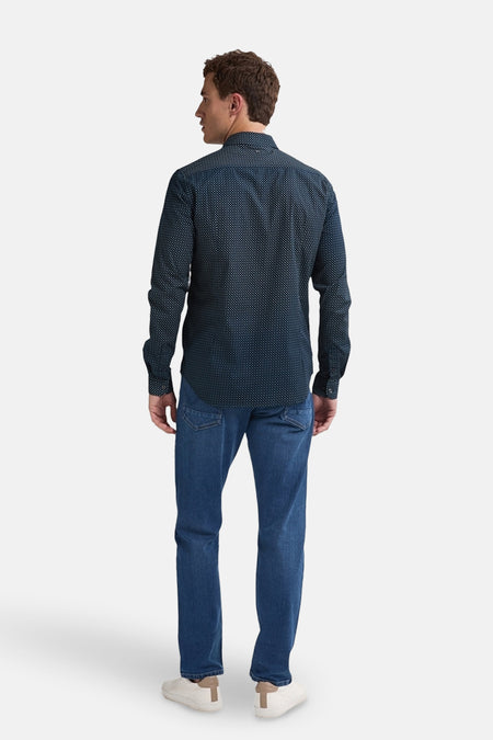 Hemd met lange mouwen - Donkerblauw