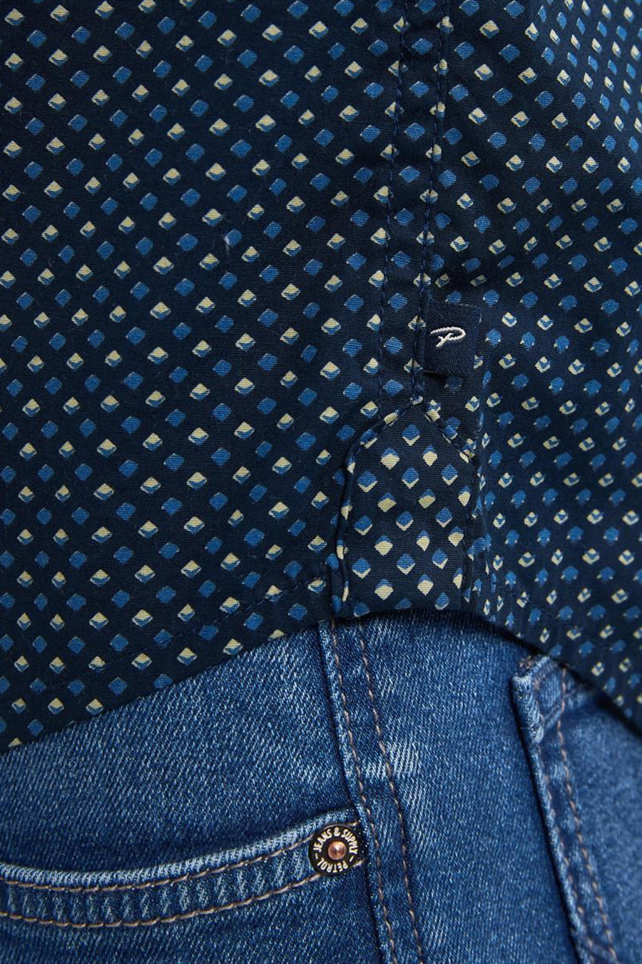 Chemise à manches longues - Bleu foncé - Petrol Industries®