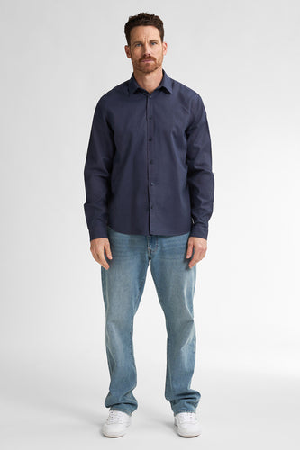 Hemd met lange mouwen - blauw