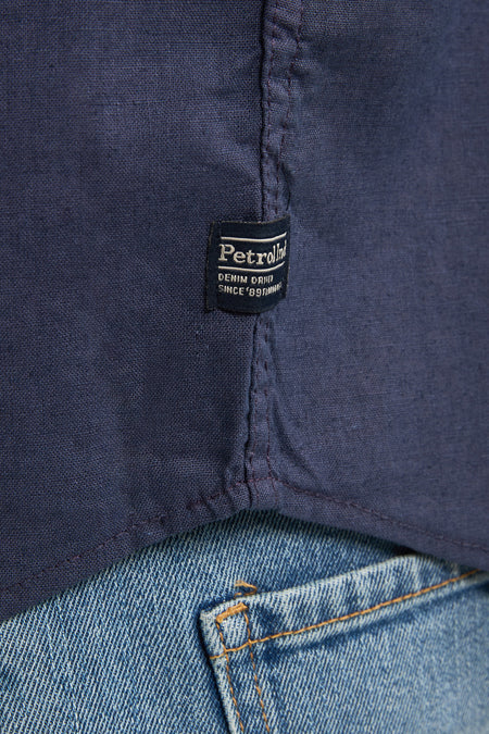 Hemd met lange mouwen - blauw