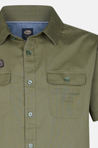 Hemd met korte mouwen - Kaki - Petrol Industries®