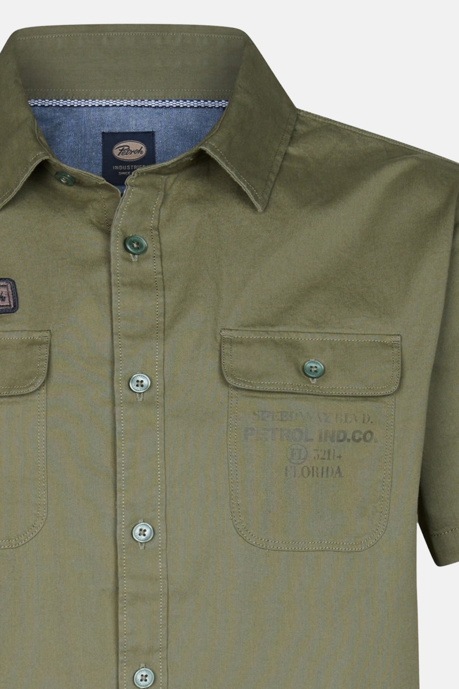 Hemd met korte mouwen - Kaki - Petrol Industries®